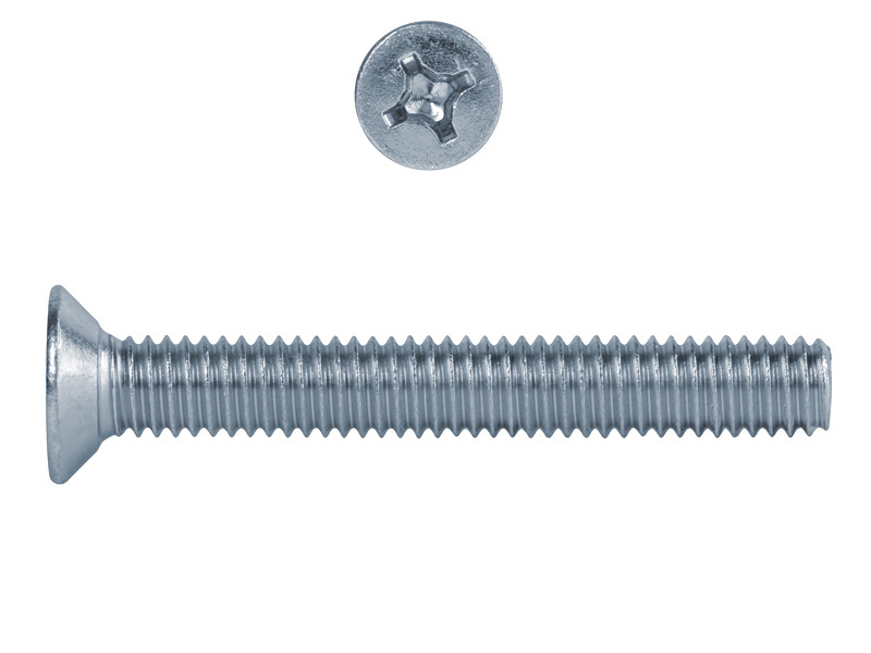 Винты потайные (DIN 965), цинк